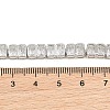 6MM Brass Pave Clear Cubic Zirconia Rectangle Tennis Necklaces KK-CBA4547-12P-4