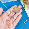 3Pcs Sterling Silver Pendant Cabochon Settings STER-PH0004-25-3