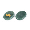 Natural Green Aventurine Cabochons G-T143-28G-2