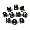 Opaque Acrylic Beads SACR-T035-20Y-1