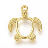Alloy Open Back Bezel Pendants LS-X-PALLOY-R098-62G-1