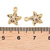 Brass Micro Pave Cubic Zirconia Pendants KK-L261-14A-G-3