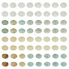 180Pcs 4 Styles Natural White African Opal & Flower Amazonite & Quartz Crystal Beads G-TA0003-14-2
