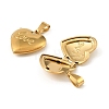 316 Stainless Steel Locket Pendants STAS-K321-22G-2