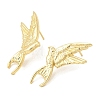 Women's Brass Stud Earrings EJEW-D352-08G-4