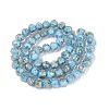 Handmade Foil Glass Beads FOIL-Q001-02B-2