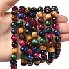 Natural Tiger Eye Beads Strands G-G101-10mm-6-3