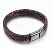 PU Leather Cord Bracelets BJEW-F288-05B-2