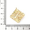 Brass Micro Pave Cubic Zirconia Enamel Pendants KK-L250-08G-10-3