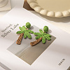 Raffia Dangle Stud Earrings WGDAA6F-02-1