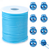 1 Roll Hollow Pipe PVC Tubular Synthetic Rubber Cord RCOR-CP0001-01A-1