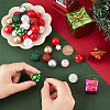 50Pcs 10 Style Christmas Theme Acrylic Beads SACR-SC0001-22-3