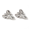 304 Stainless Steel Heart Stud Earrings EJEW-C114-30P-2