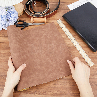 Rectangle PU Leather Fabric AJEW-WH0089-52D-02-1