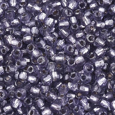 Silver Lined Glass Seed Beads SEED-T007-18A-08-1