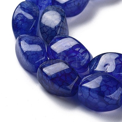 Natural Dragon Veins Agate Beads Strands G-G172-01Q-1