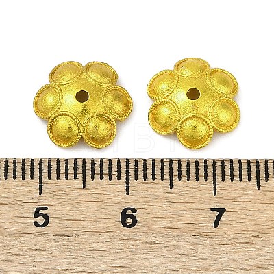 Brass Bead Caps KK-F891-16G-1