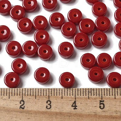 Opaque Colours Glass Seed Beads SEED-E001-P3x6mm-13-1