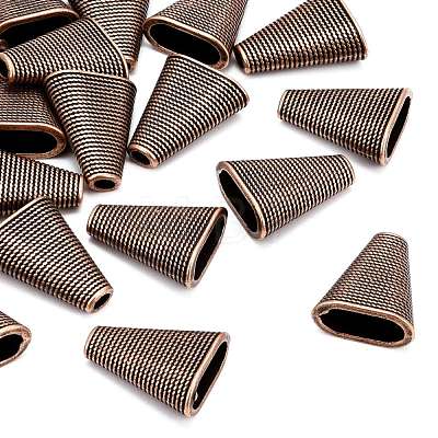 Tibetan Style Bead Cones TIBEB-00957-R-NR-1