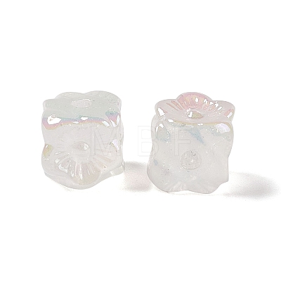 Opaque Acrylic Beads OACR-E004-22-1