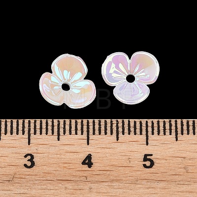UV Plating Opaque Acrylic Bead Cap OACR-K001-44-1