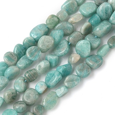 Natural Amazonite Beads Strands X-G-F521-25-1