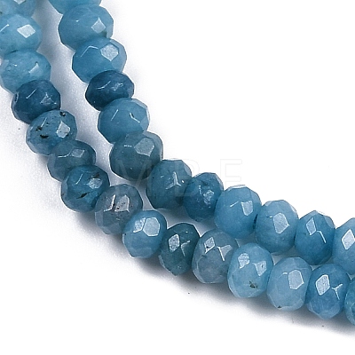 Natural White Jade Beads Strands X-G-Z069-01W-1