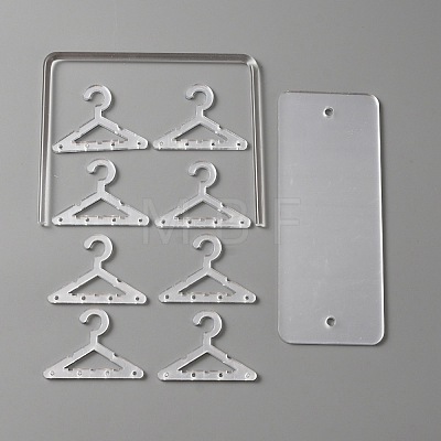 Acrylic Earring Display Stands EDIS-WH0012-24A-1