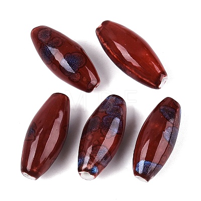 Vintage Handmade Porcelain Beads PORC-N013-23-05-1