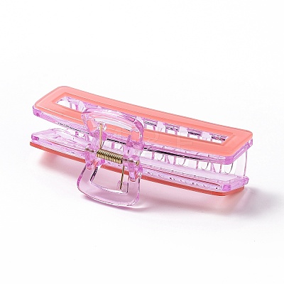 Rectangle PVC Big Claw Hair Clips PW23031354276-1