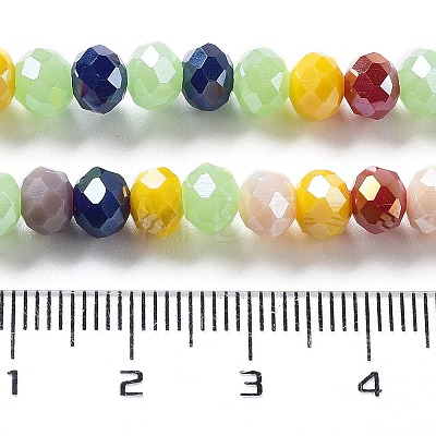 Glass Beads Strands EGLA-A034-M6mm-31-1