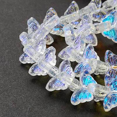 Transparent Glass Beads Strand GLAA-K002-02A-1