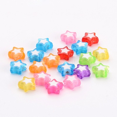 Transparent Acrylic Beads Y-TACR-S116-M-1