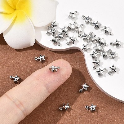 SHEGRACE Brass Star Charms XGR0109P-97P-1