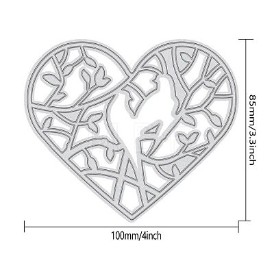 Carbon Steel Cutting Dies Stencils DIY-WH0170-058-1