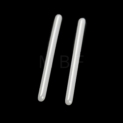 Hypoallergenic Bioceramics Zirconia Ceramic Straight Bar Stud Earrings AJEW-Z014-05E-1