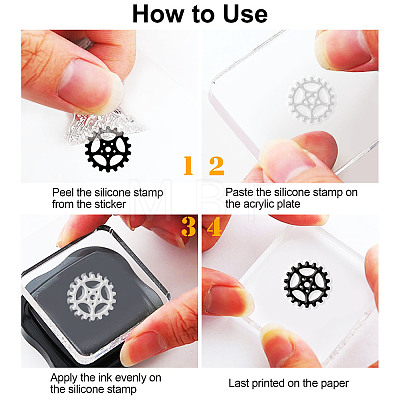 Custom PVC Plastic Clear Stamps DIY-WH0448-0139-1