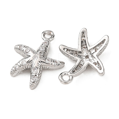 Brass with Cubic Zirconia Pendants KK-L270-07P-1