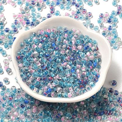 Transparent Glass Round Seed Beads SEED-B001-05A-07-1