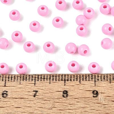 Opaque Acrylic Beads SACR-A006-06F-1