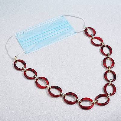 Handmade Imitation Gemstone Style Link Chains AJEW-J034-01C-1