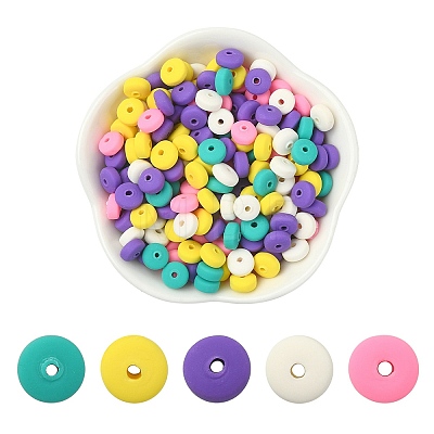 Handmade Polymer Clay Beads CLAY-YW0001-88A-1