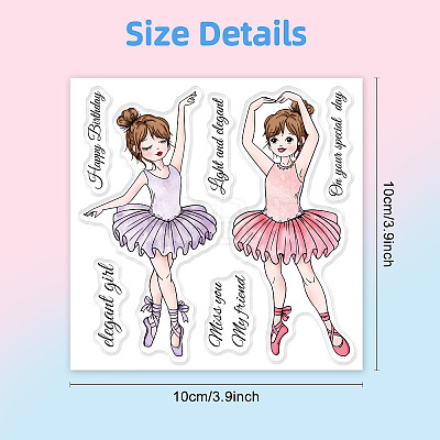PVC Sakura Stamp DIY-WH0486-003-1