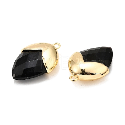 Natural Obsidian Pendants G-U019-03B-08-1