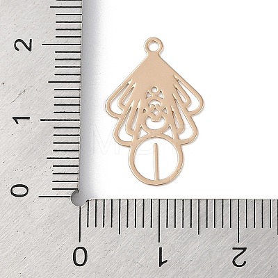 Brass Etched Metal Embellishments Pendants KK-Z058-06KCG-1