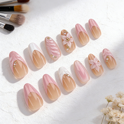 1 Bag ABS Plastic Full Cover Press On False Nails MRMJ-CP0001-58-1