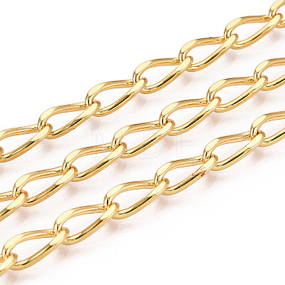 Brass Curb Chains CHC-T018-50G-1