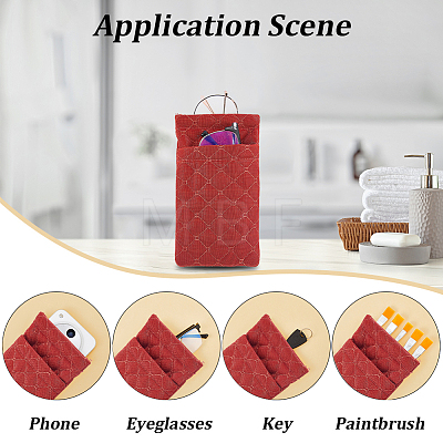 1Pc PU Imitation Leather Eyeglass Cases AJEW-CN0007-66A-1
