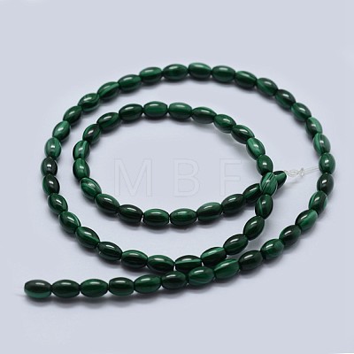 Natural Malachite Beads Strands G-F571-21-B-1