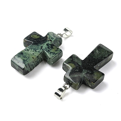Natural Kambaba Jasper Pendants GG-K002-11I-1